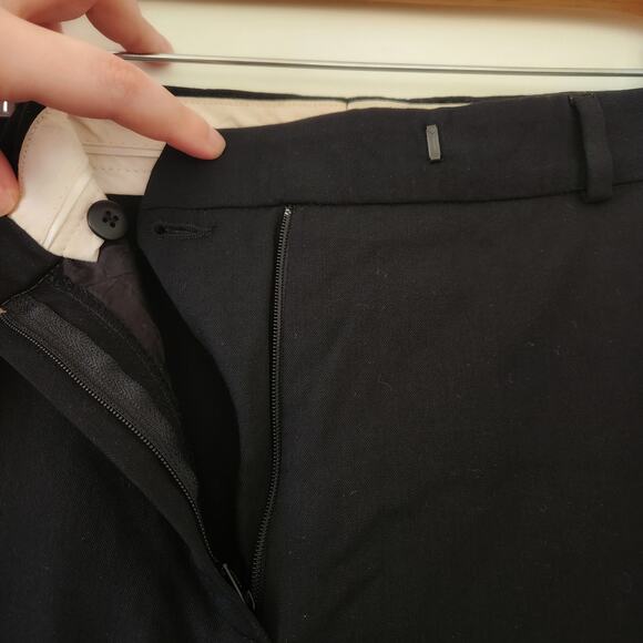 LANVIN PARIS Wool Mid-Rise Pants Size 42 - Picture 8 of 13